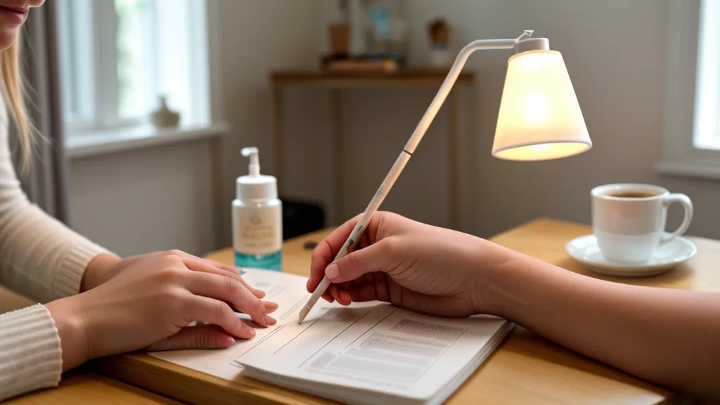 Birome sin tinta y lápiz de madera comparados para puntos grandes y medianos en diseño de uñas casero