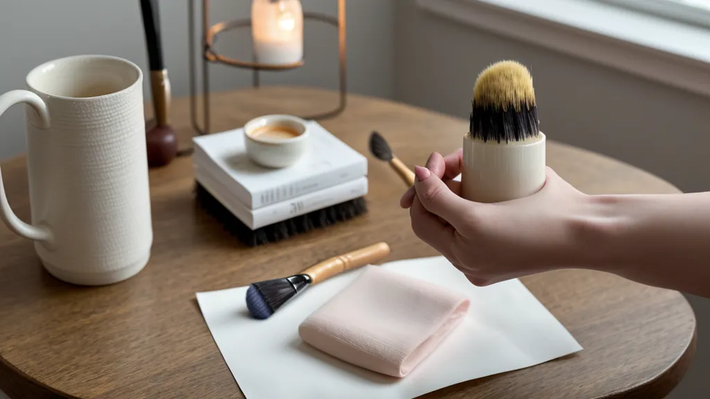 Esponja de maquillaje y esponja de cocina comparadas para la técnica de esponja en un degradado de uñas