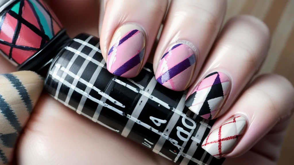Técnica de rotación del dedo para trazar líneas rectas con pincel liner en nail art para principiantes