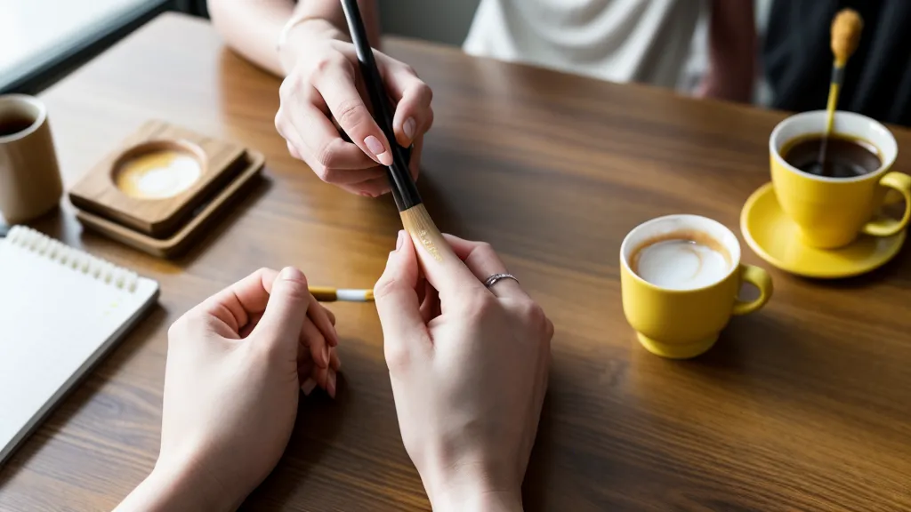Diseño abstracto en uñas hecho a mano alzada, práctica de gel art en casa con efecto mármol
