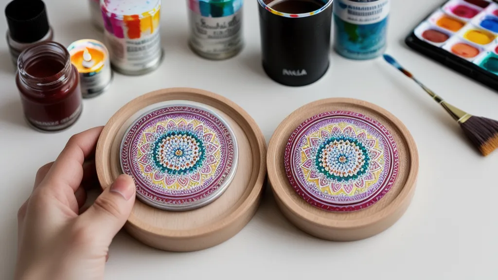 Uñas con mandala paso a paso terminado, listo para una semana de oficina